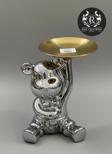 SILVER GOLD BEAR PLATER