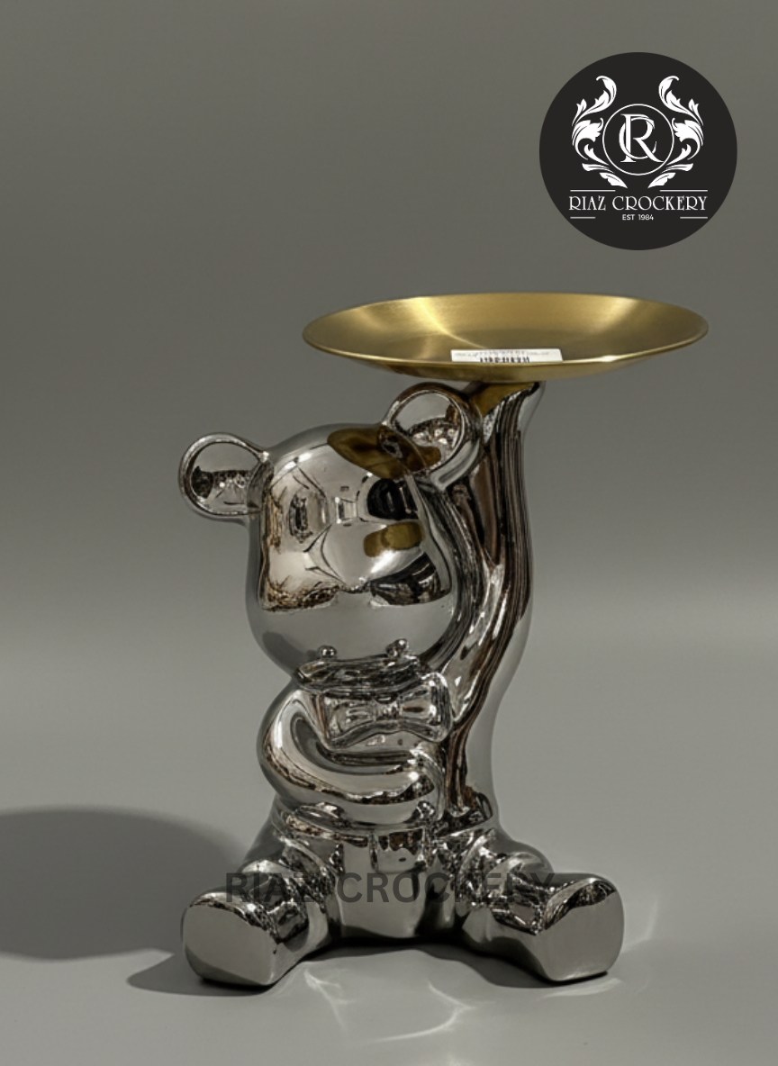 SILVER GOLD BEAR PLATER