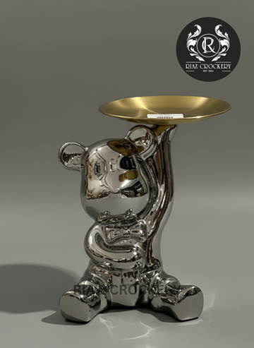 SILVER GOLD BEAR PLATER