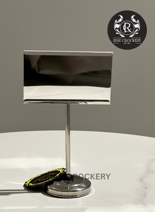STEEL MEMO HOLDER