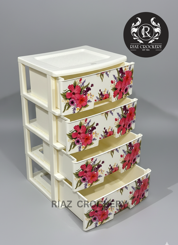 KIWI PRINTED CABINET LARGE 4 DRAW