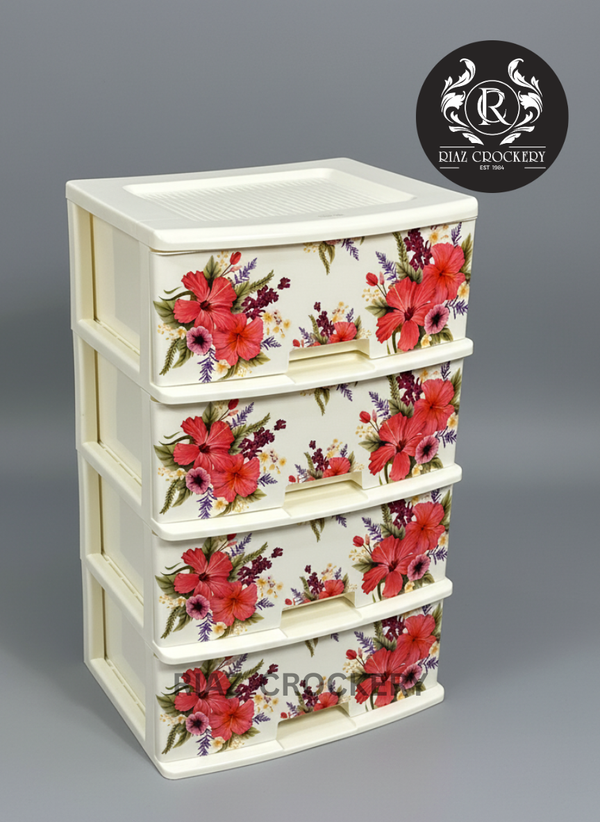 KIWI PRINTED CABINET LARGE 4 DRAW