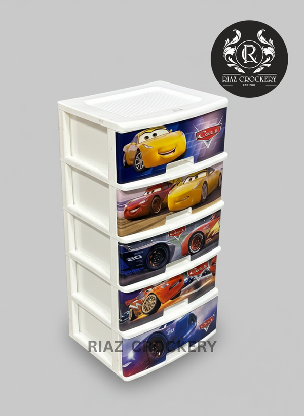 KIWI PRINTED CABINET MEDIUM 5 DRAW