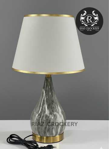 METAL GRAY TABLE LAMP