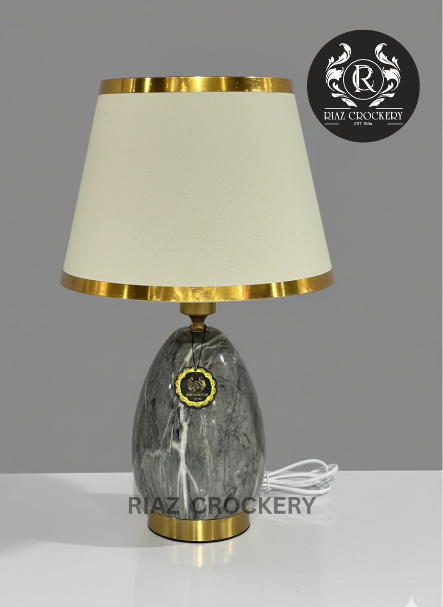 METAL GRAY TABLE LAMP