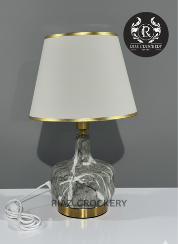 METAL GRAY TABLE LAMP