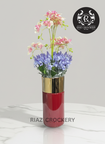 METAL POT FOLWER PLANTER