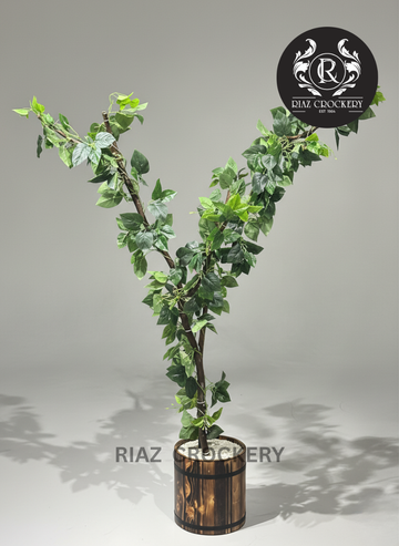 WOODEN POT PLANTER M