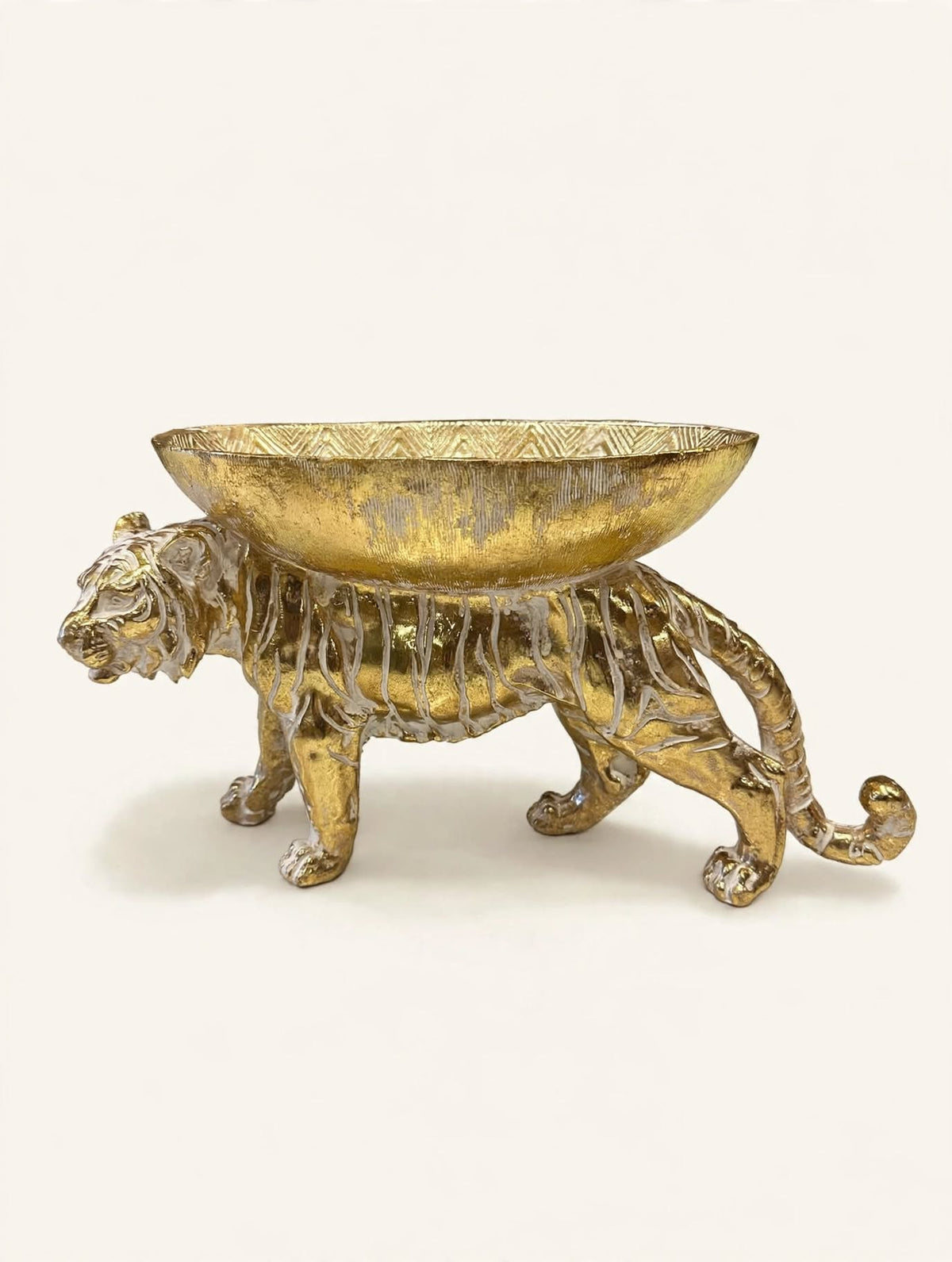 Golden lion decoration