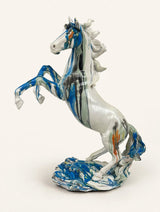 White blue hours decoration