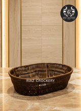 BROWN CAN FRUIT BASKET