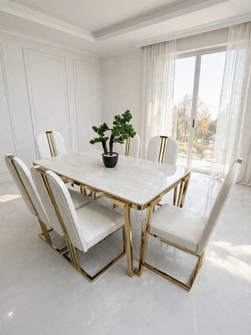 Golden dinning table 20188