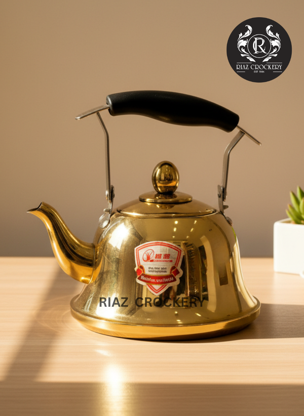 U U Kettle Steel Golden 1.0LTR