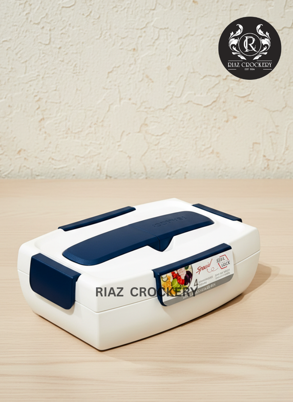 4 Compartment Seal Lock Lunch Box