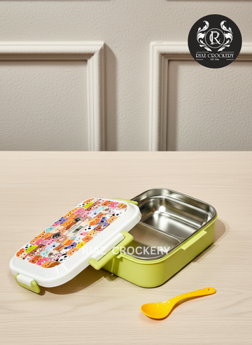 Cartoon Lunch Box, 2 Compartment