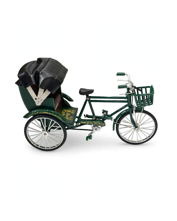 Metal Baggi Cycle Decorative Model – Dark Green