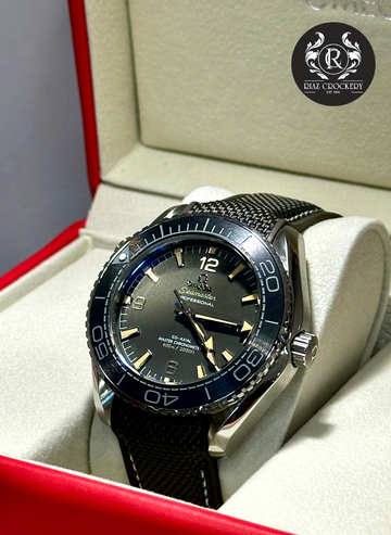 OMEGA LEATHER STRIP WATCH