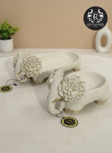 EBOMTE ART ELEPHANT SOAP DISH
