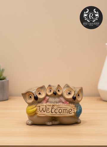 CERAMIC OWL STATUE