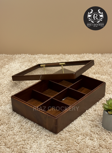 WOODEN DRY FRUIT RECTANGULAR