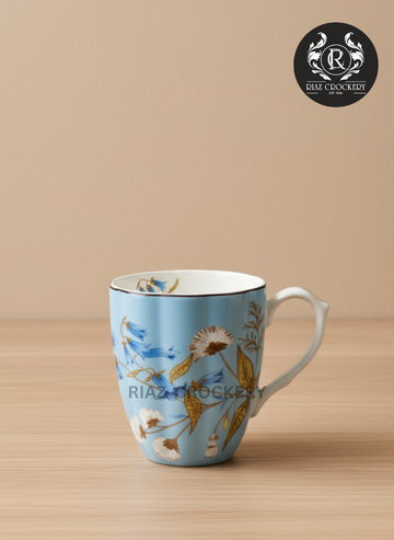 Blue Bird Kingry Bone Mug 1-pcs