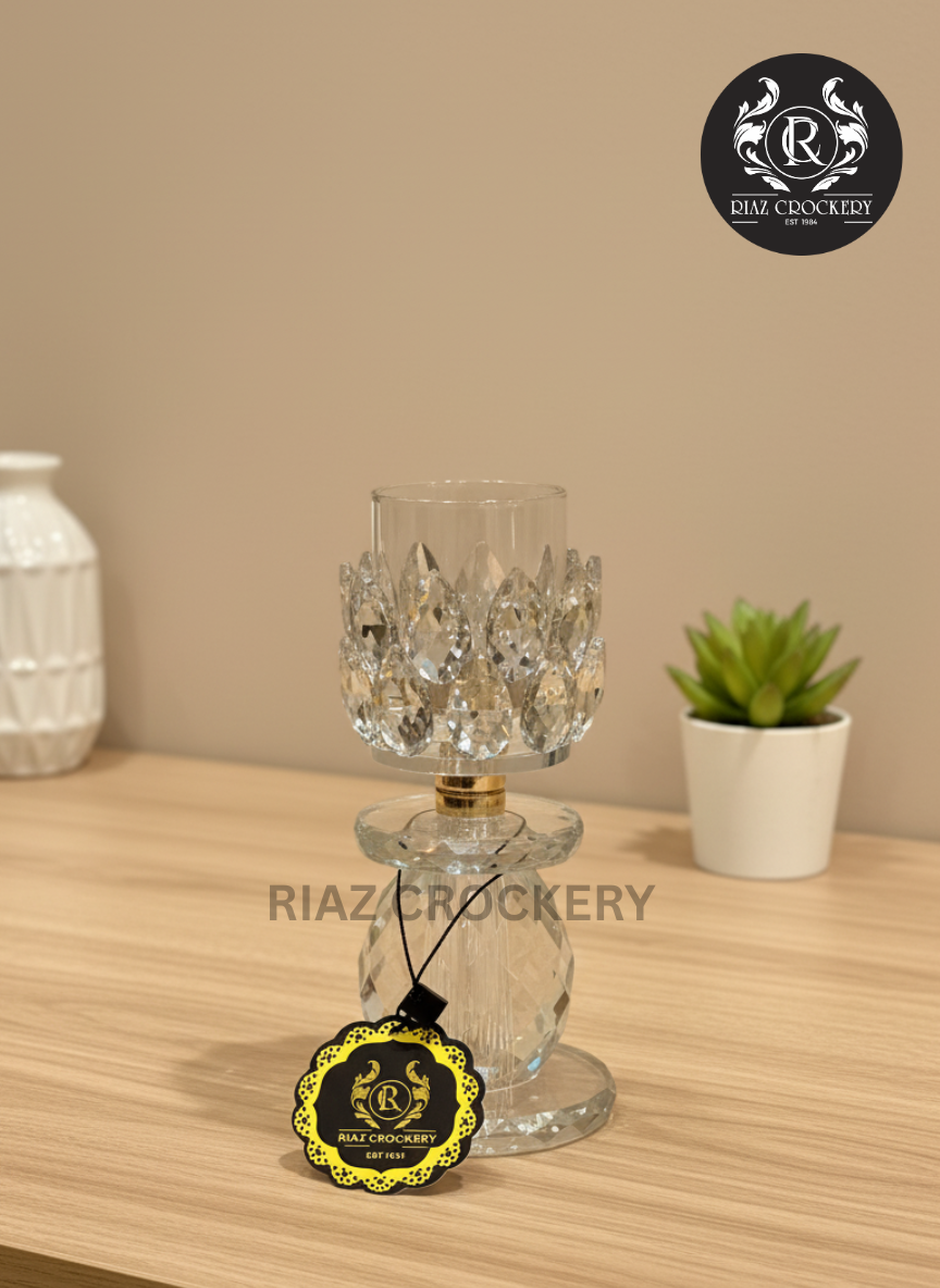 CRYSTAL CANDLE HOLDER