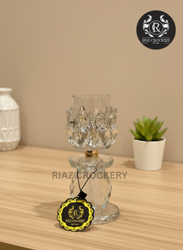 CRYSTAL CANDLE HOLDER