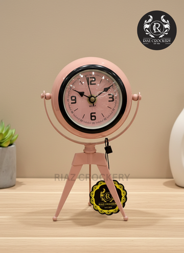 TRIPOD TABLE CLOCK