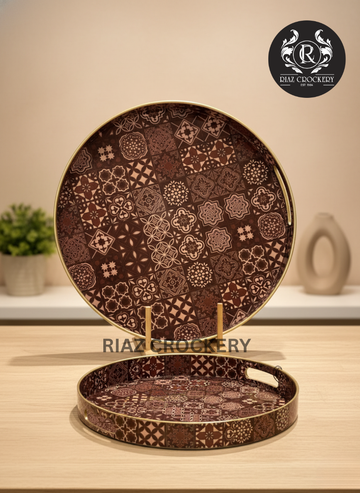 ITALIAN TRAY SET 2-PCS