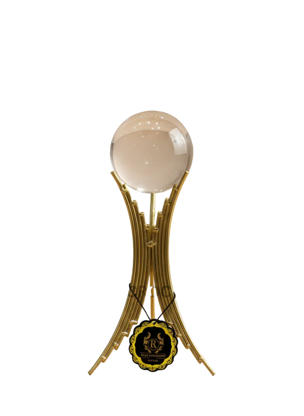 KC GOLDEN STAND CRYSTAL BALL
