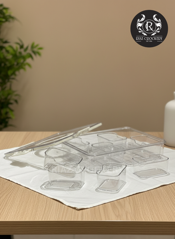 ACRYLIC 8-POT DRY FRUIT TRAY