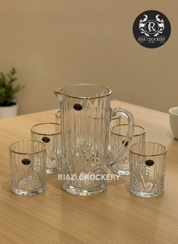 John Crystal 7-pcs Water Set