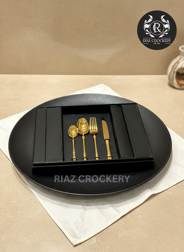 BLACK BOX 24-PCS CUTLERY SET GOLDEN