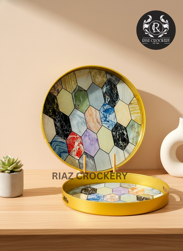 ITALIAN TRAY SET 2-PCS