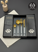 HIGH QUILITY 24-PCS GOLDEN CUTLERY SET