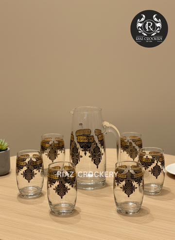 Surahi Contemporary 7-pcs Water Set