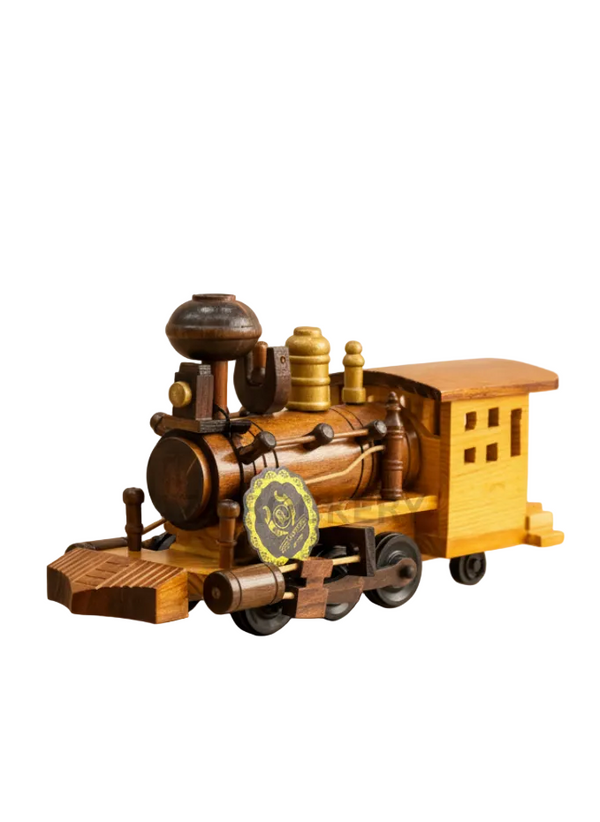 WOODEN TRAIN ENGINE