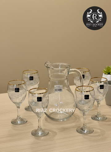 Home Table Cutting 7-pcs Water Set