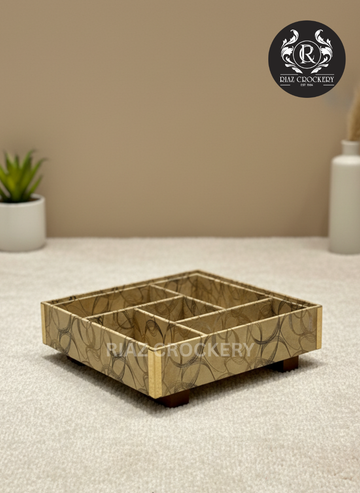 LV LEATHER DRY FRUIT TRAY