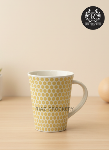 Ceramic Shine Dot Bone Mug