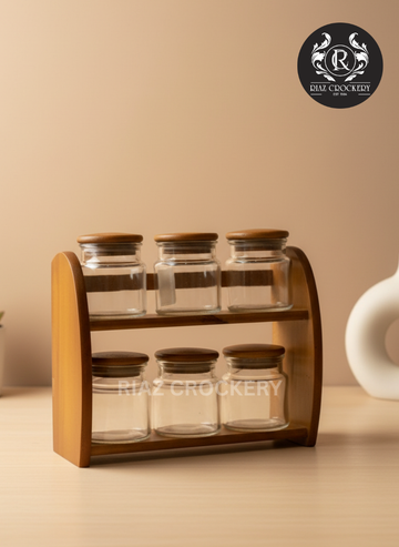SPICE ZONE 6-PCS MASALA RACK