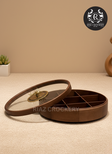WOODEN DRY FRUIT TRAY