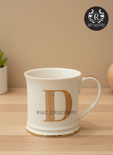 Alphabet Bone Mug 1-pcs