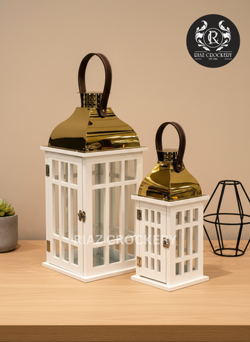 GOLDEN WHITE LALTEEN 2-PCS SET