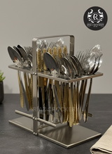 CUTLERY SET STEEL 46-PCS