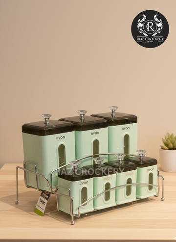 LIVON 8-PCS JAR SET