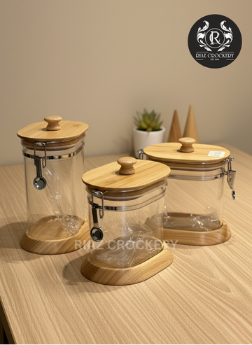 ACRYLIC 3-PCS JAR SET