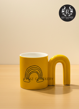 Half Handle Bone Mug