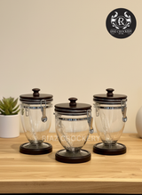 ACRYLIC 3-PCS JAR SET