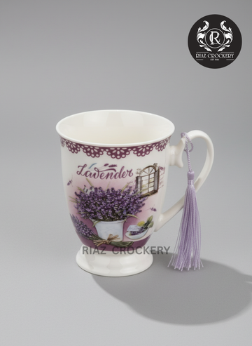 Lavender Bone Mug 1-pcs